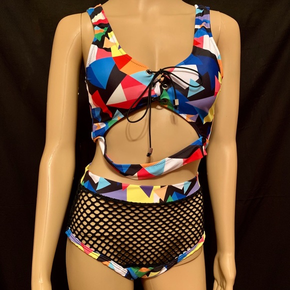 High-waisted Bikini two price swimsuit - Picture 1 of 1